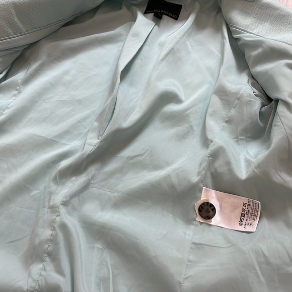 BANANA REPUBLIC LONG BLAZER SZ 6 - Picture 7 of 14